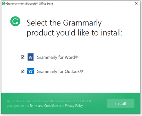 Grammarly-to-outlook