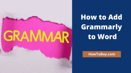 How to Add Grammarly to Word