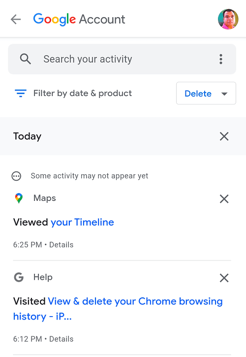 How to Delete Your Google Search History 10