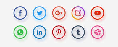 25 Best Free Beautiful Social Media Icon Packs for 2023 14