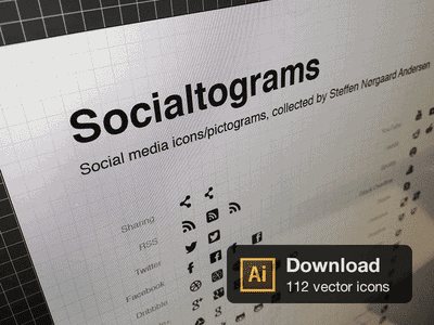 25 Best Free Beautiful Social Media Icon Packs for 2023 12