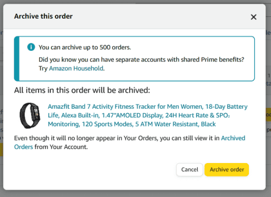 How to Delete Amazon Order History 3