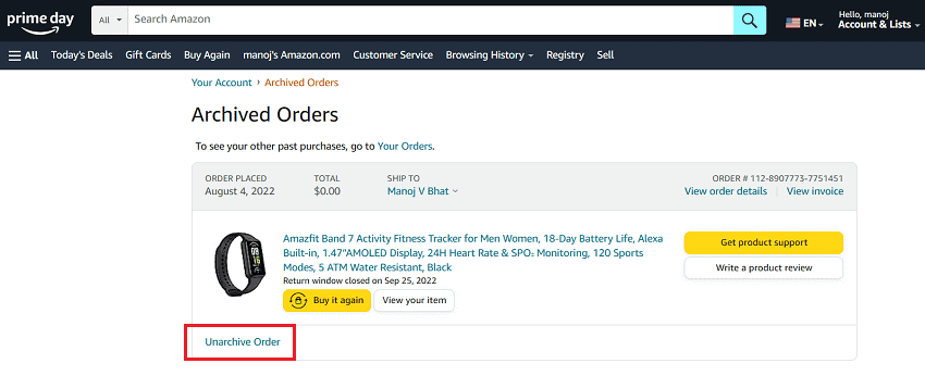 How to Delete Amazon Order History 7
