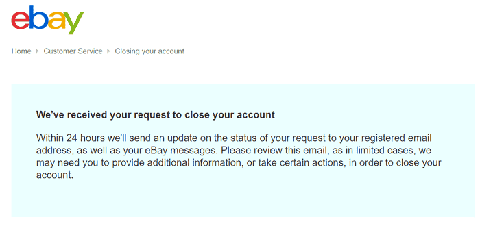 How to Delete eBay Account 6
