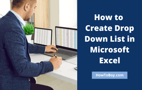 How to Create Drop Down List in Microsoft Excel